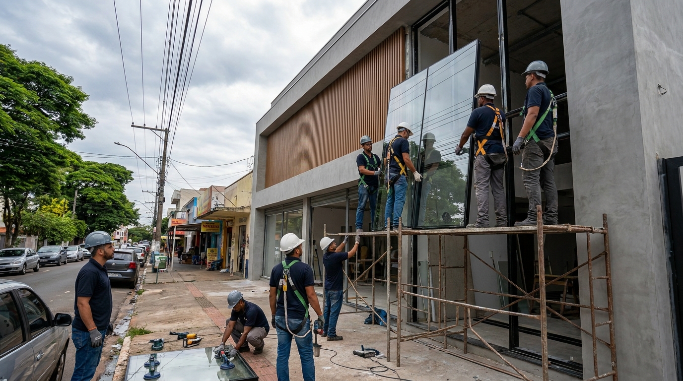 Fachada de Vidro em Diadema‑SP