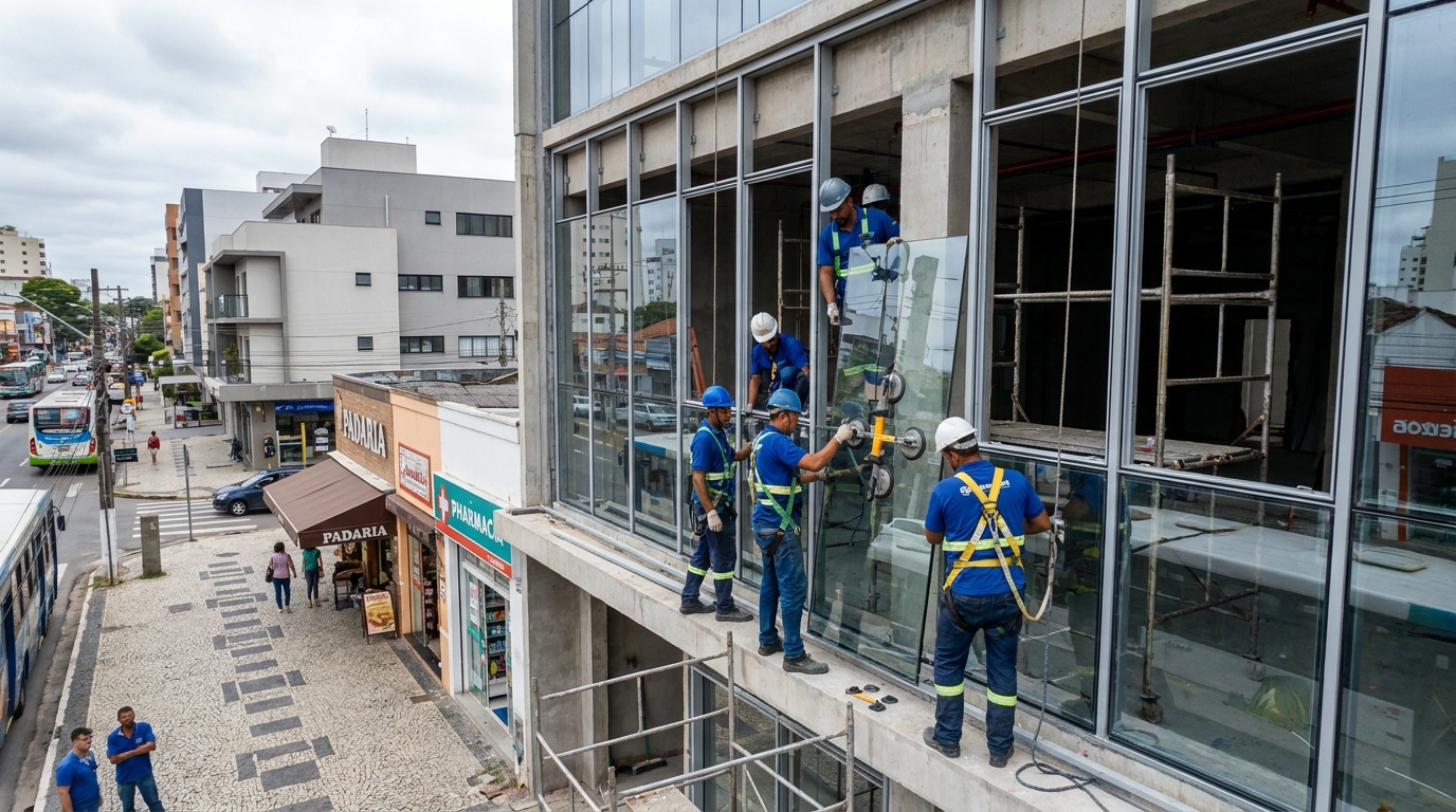 Fachada de Vidro em Diadema‑SP